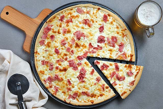 Pizza Jamón y queso